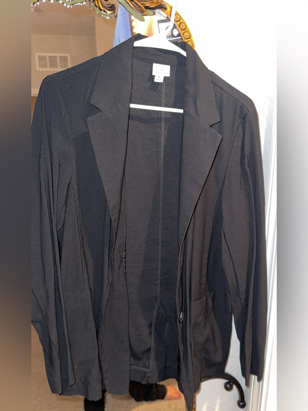 a new day Black Open-Front Knit Blazer